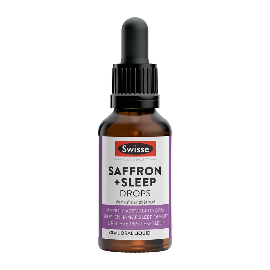 swisse ultiboost saffron gocce per il sonno forma ad assorbimento rapido