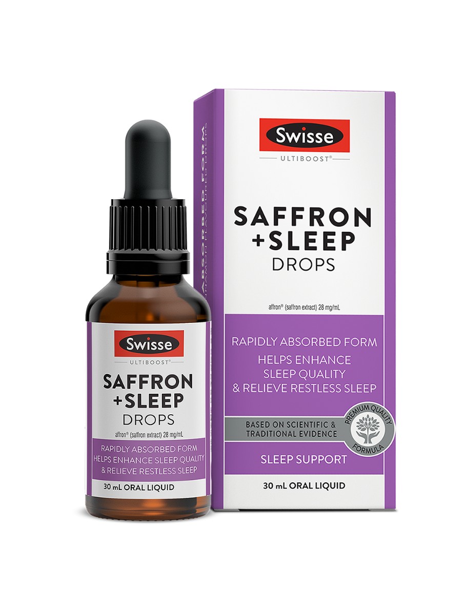 swisse ultiboost saffron gocce per il sonno forma ad assorbimento rapido