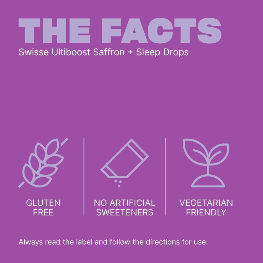 swisse ultiboost saffron gocce per il sonno forma ad assorbimento rapido