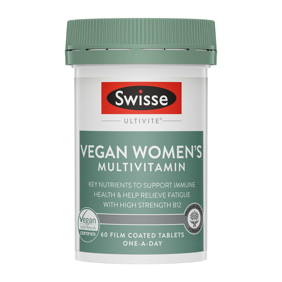 swisse ultivite multivitaminico vegano per donne supporta la produzione di energia