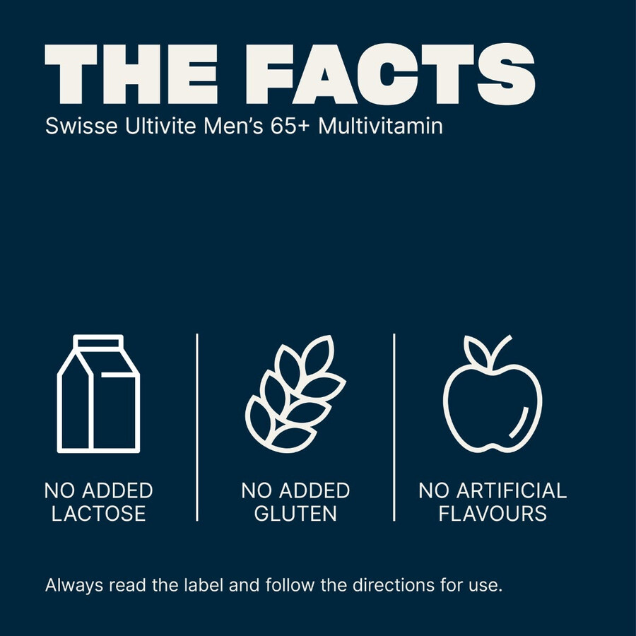 swisse ultivite mens ultivite 65 multivitaminico salute maschile