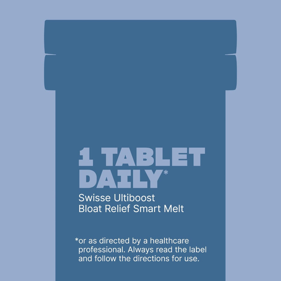swisse ultiboost bloat relief smart melt formula ad assorbimento rapido
