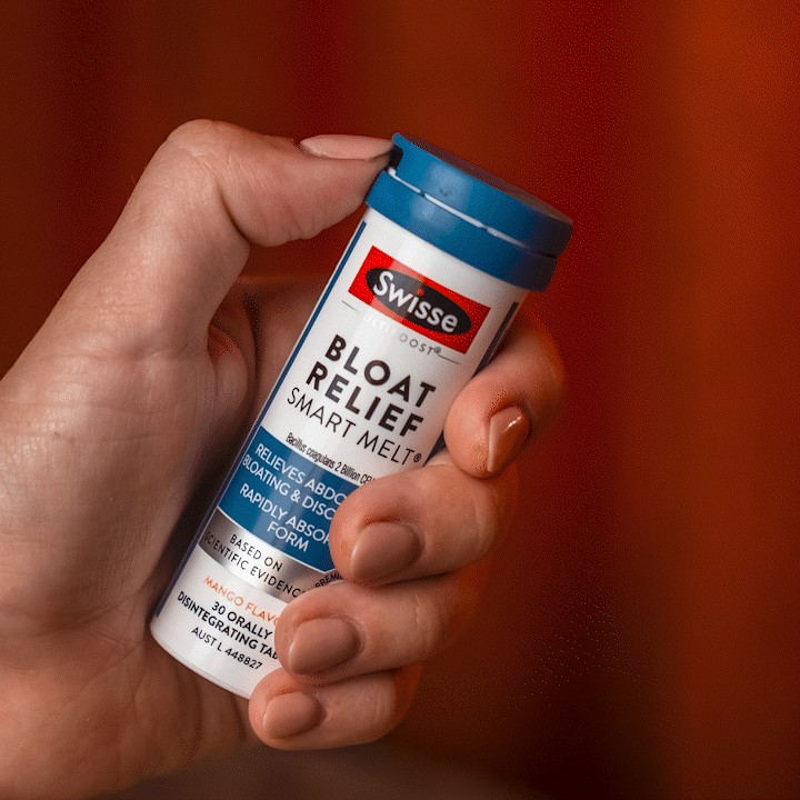swisse ultiboost bloat relief smart melt formula ad assorbimento rapido
