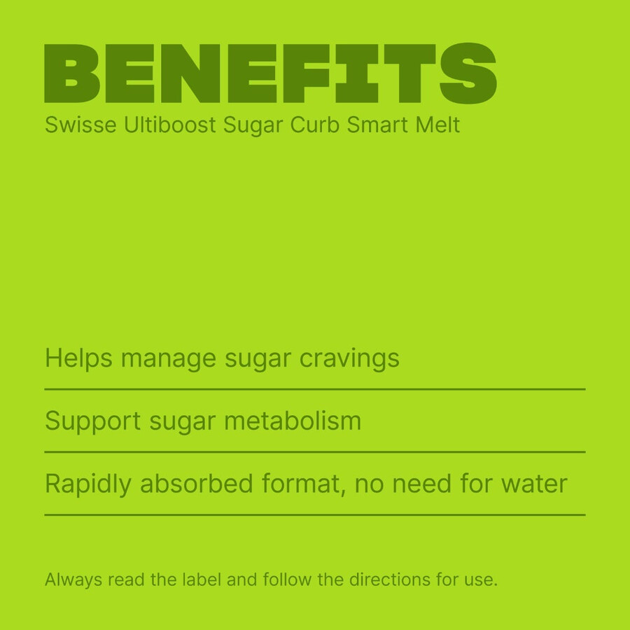 swisse ultiboost sugar curb smart melt forma ad assorbimento rapido