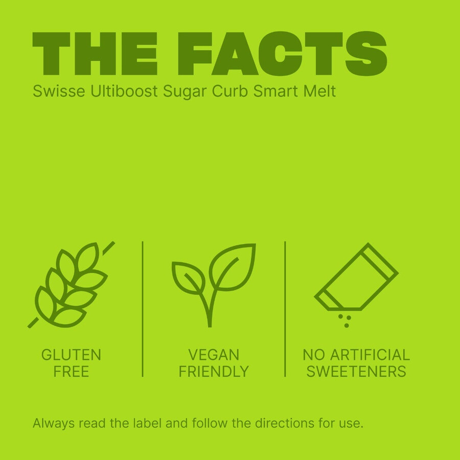 swisse ultiboost sugar curb smart melt forma ad assorbimento rapido
