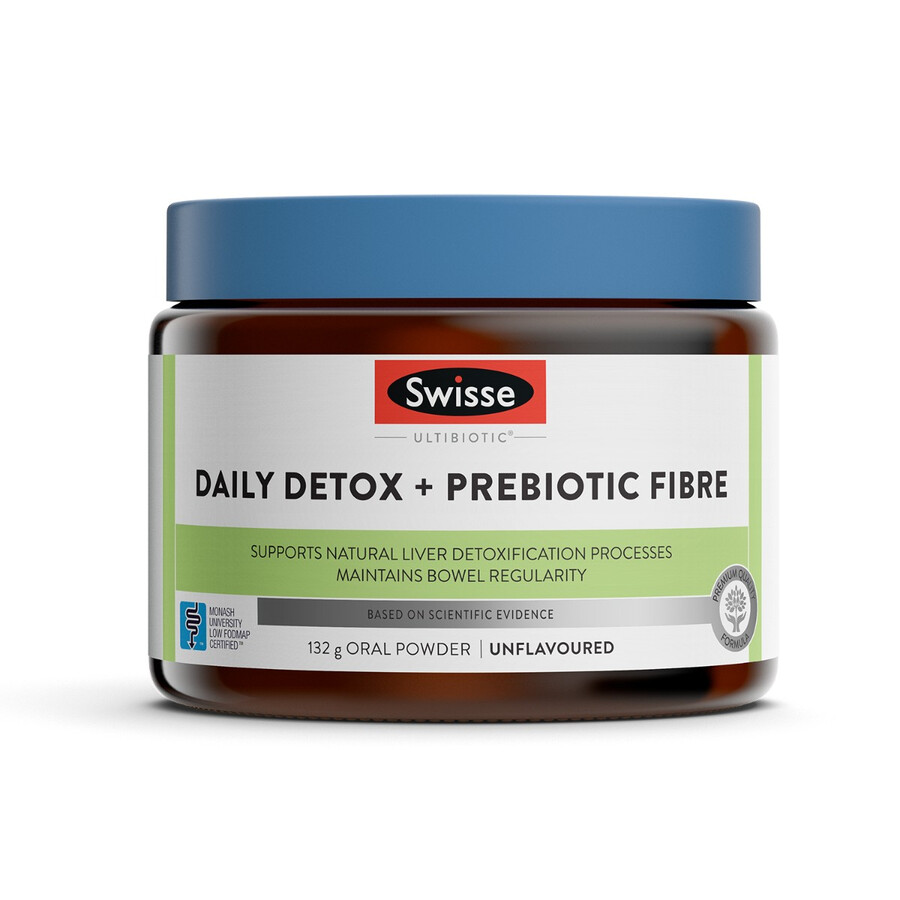 swisse ultibiotic daily detox polvere di fibre prebiotiche con sunfiber