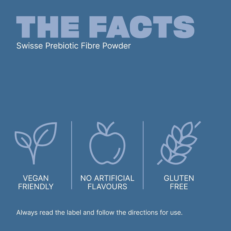 polvere di fibre prebiotiche - swisse wellness
