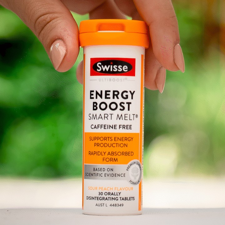 swisse ultiboost energy boost smart melt senza caffeina